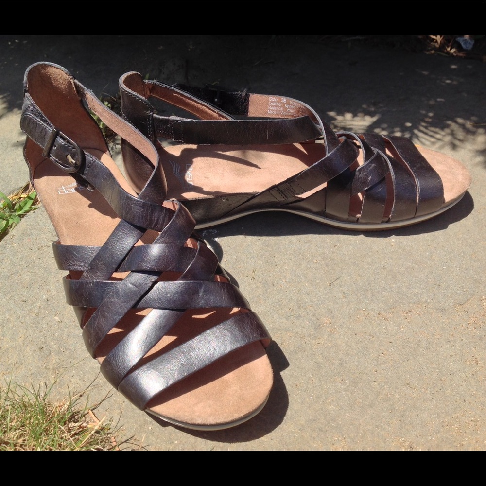 SOLD! Dansko Vivian Strappy Sandal in Graphite